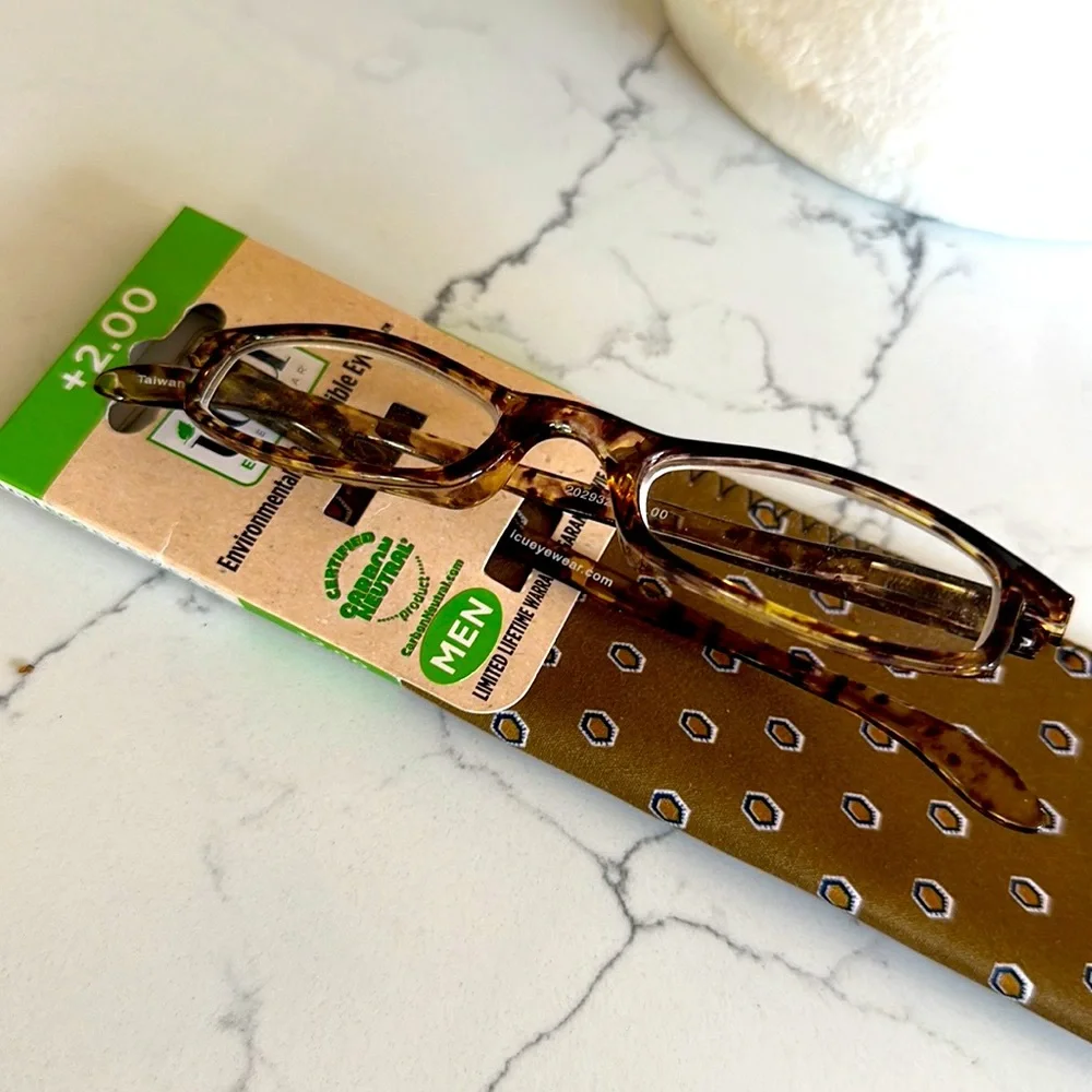 NWT Men’s ICU EcoEyewear Readers +2 - Picture 3 of 5
